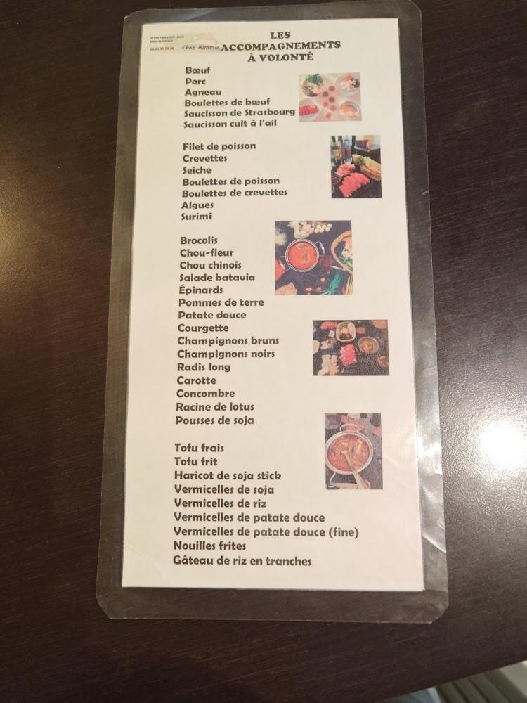 Kimmie - Menu Image 2